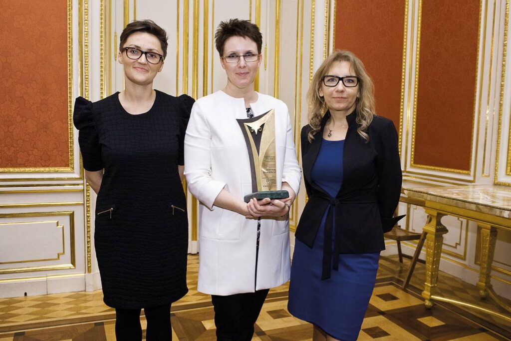 Od lewej: Ewa Ciepałowicz, Katarzyna Urbańska, Magdalena Borkowska