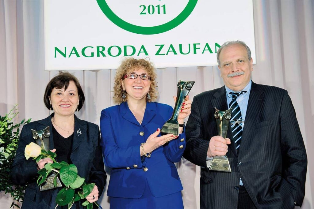 Amazonki z Gruzji z prof. Rema Gvamichava – laureaci VI Międzynarodowej Nagrody Zaufania 2011